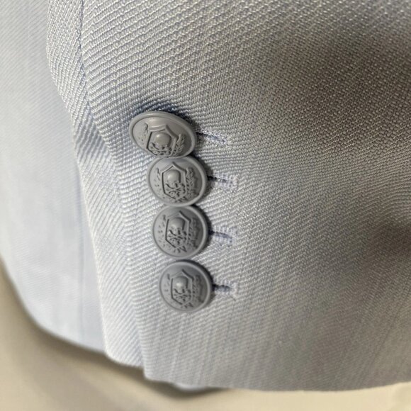 The Kooples Two-Button Tend Blazer • Size 38 • Light Spring Blue - Picture 3 of 13